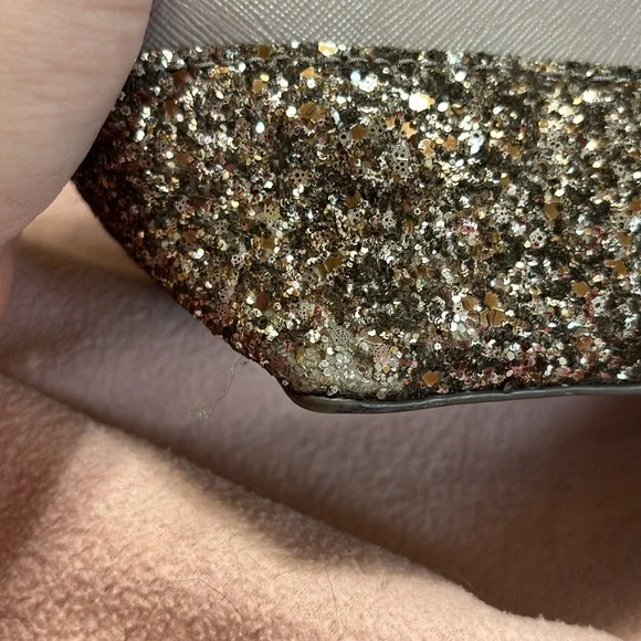 Kate Spade Ina Greta Court Cityscape Satchel Crossbody in Grey/ Glitter - Picture 8 of 11